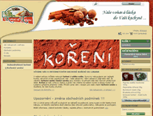 Tablet Screenshot of koreniodlubana.cz